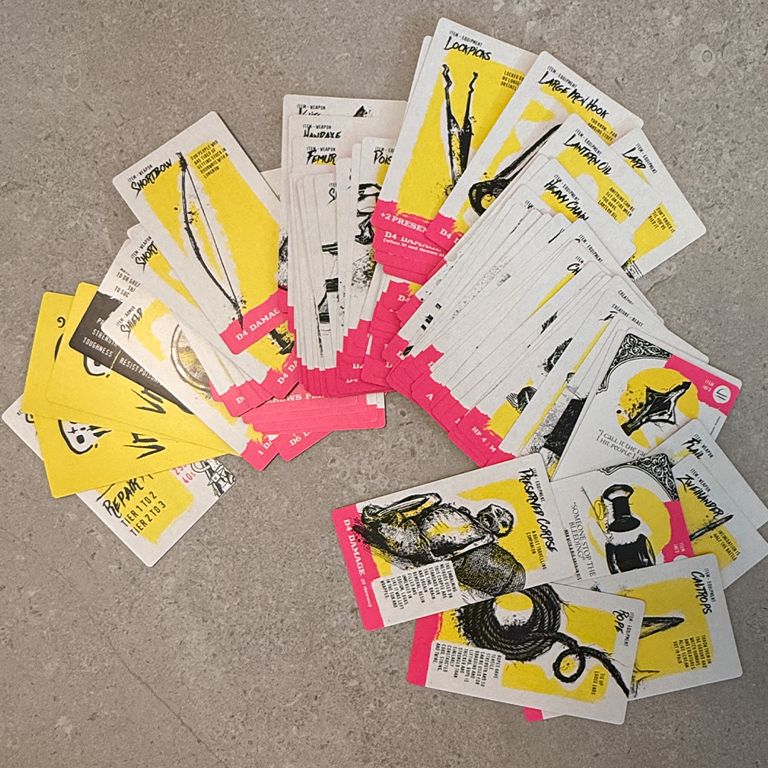 MÖRK BORG The Core 74 | Reference Cards