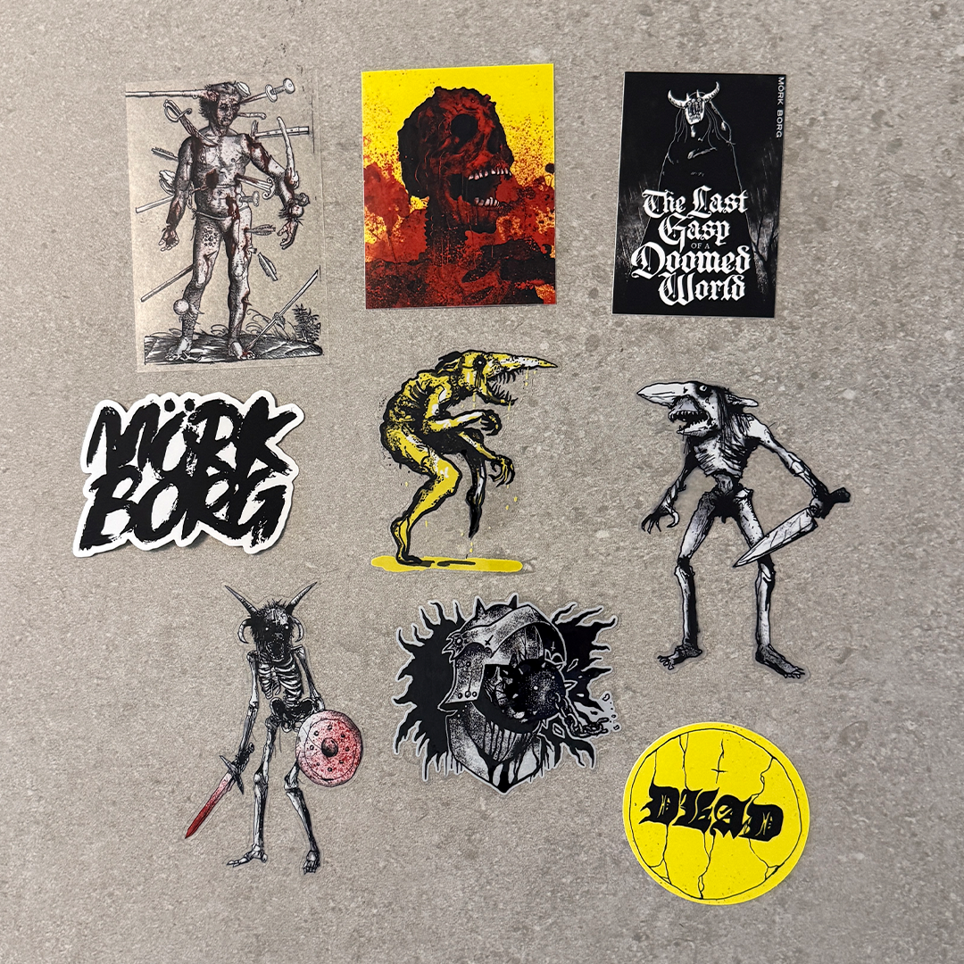 Sticker pack: MÖRK BORG