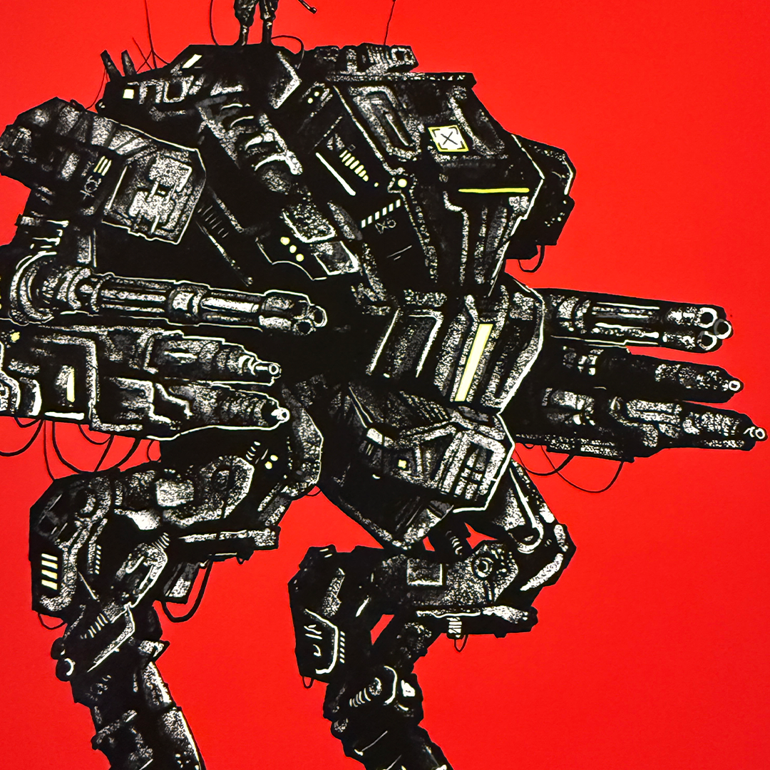 MECH, A3 art print
