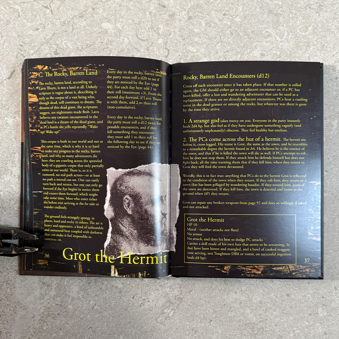 The Dark Glinting with Metal