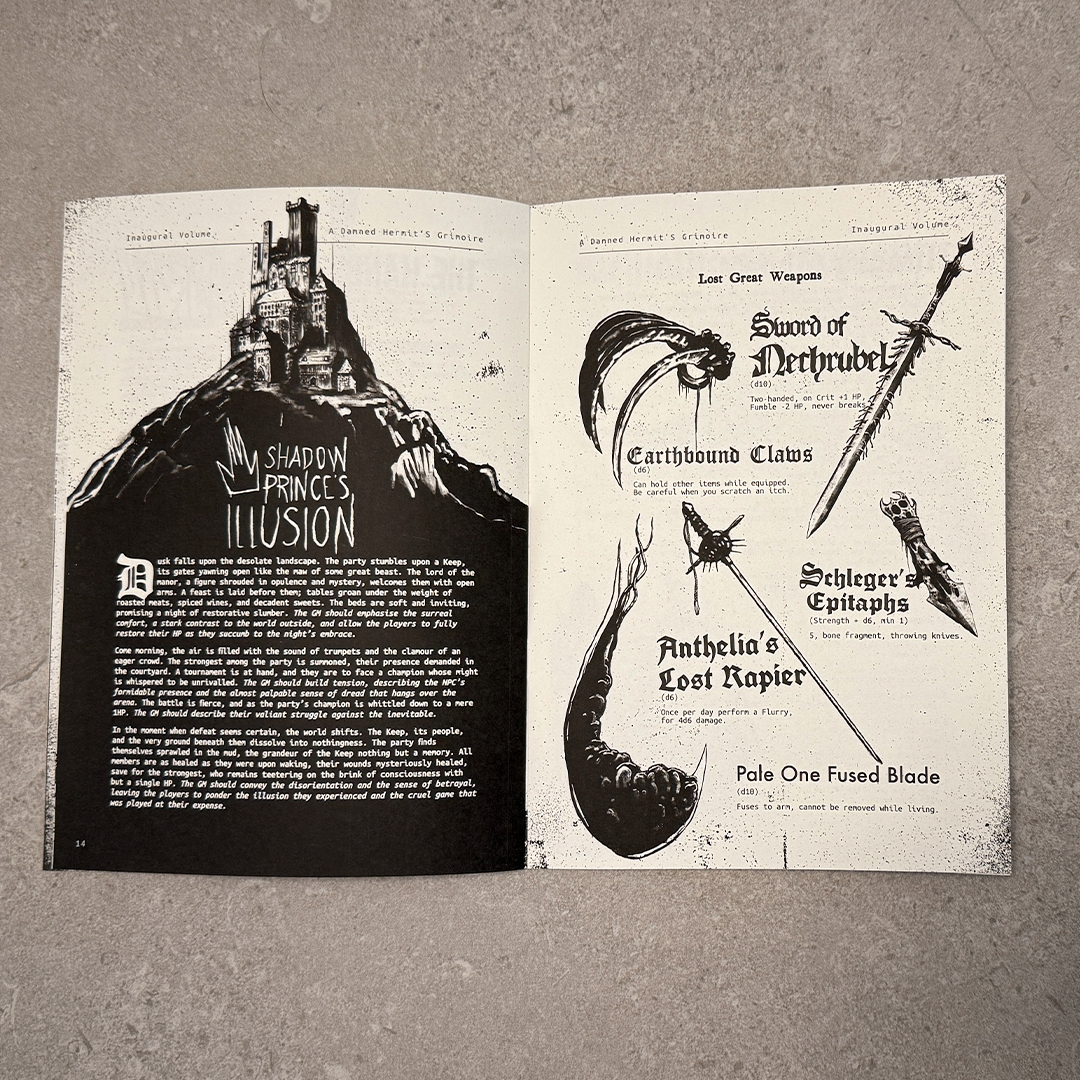 A Damned Hermit's Grimoire