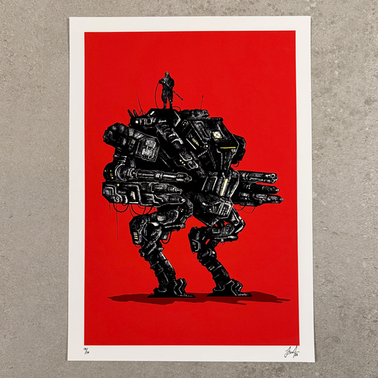 MECH, A3 art print