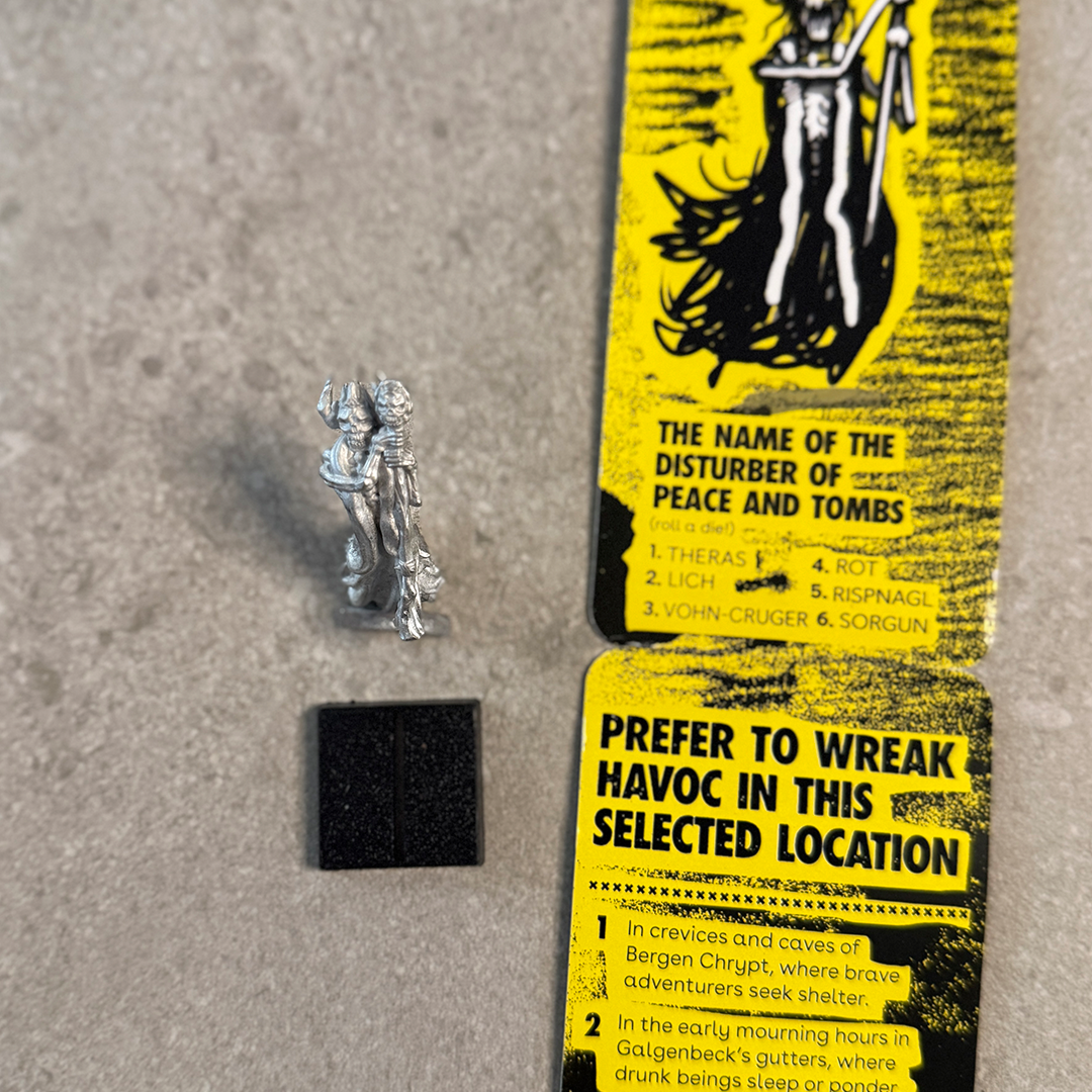 MÖRK BORG miniature: Undead Necromancer