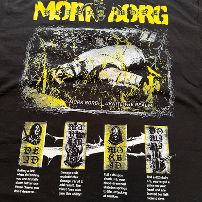 PRE-ORDER! T-shirt: MÖRK BORG ✚ Uknite the Realm